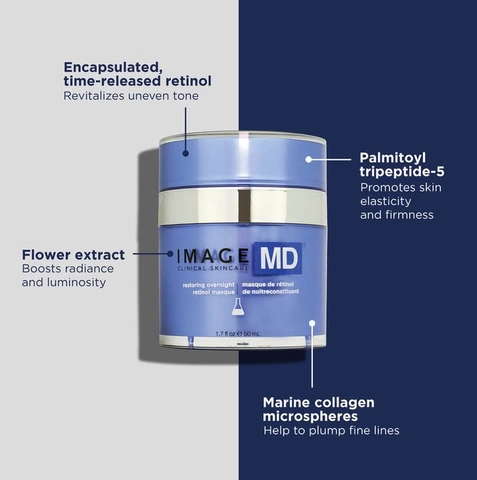 IMAGE MD® RESTORING OVERNIGHT RETINOL MASQUE / MẶT NẠ NGỦ TRẺ HÓA VÀ DƯỠNG ẨM SÂU 