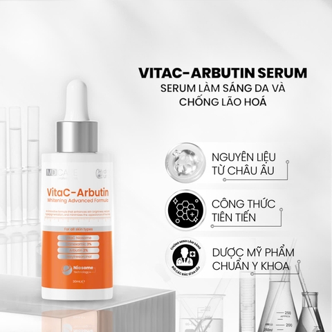 MD CARE VITAC - ARBUTIN SERUM WHITENING ADVANCED FORMULA / SERUM SÁNG DA, CHỐNG LÃO HOÁ  