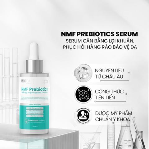 MDCARE NMF PREBIOTICS SERUM REFINED IMPROVEMENT FORMULA / SERUM CÂN BẰNG LỢI KHUẨN, PHỤC HỒI HÀNG RÀO BẢO VỆ DA 