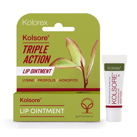 KOROREX KOLSORE LIP OINTMENT / KEM TRỊ CHÀM MÔI, LOÉT MÔI, NỨT NẺ MÔI 