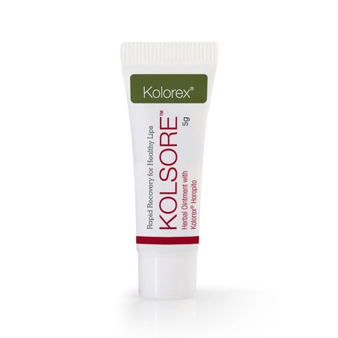 KOROREX KOLSORE LIP OINTMENT / KEM TRỊ CHÀM MÔI, LOÉT MÔI, NỨT NẺ MÔI 