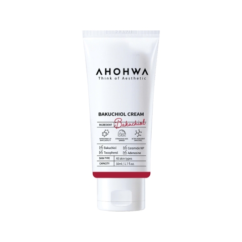 AHOHWA BAKUCHIOL CREAM / KEM TÁI TẠO TRẺ HOÁ, GIẢM NHĂN 