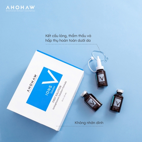 AHOHWA IONS V SOLUTION / TẾ BÀO GỐC THỰC VẬT PHỤC HỒI DA MỤN, DA NHẠY CẢM 