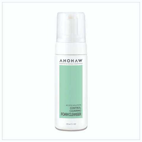 AHOHAW CONTROL CLEARING FOAM CLEANSER / SỮA RỬA MẶT DẠNG BỌT DÀNH CHO DA DẦU MỤN 