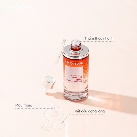 AHOHAW INTEN CURE VITAL COMPLEX AMPOULE / TINH CHẤT DƯỠNG TRẮNG, MỜ THÂM, GIẢM NÁM 