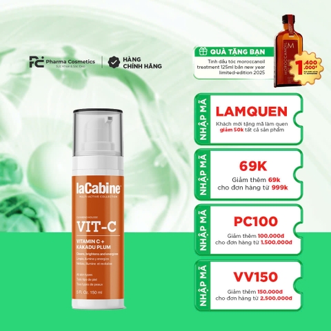 LACABINE CLEANSING MOUSSE VIT C / GEL RỬA MẶT LÀM SÁNG DA BỔ SUNG VITAMIN C