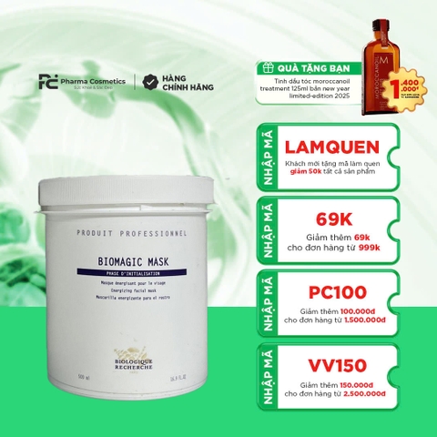 BIOLOGIQUE RECHERCHE BIOMAGIC MASK / MẶT NẠ THANH LỌC THẦN KỲ CHO LÀN DA SÁNG MỊN & SE KHÍT LỖ CHÂN LÔNG 500ml