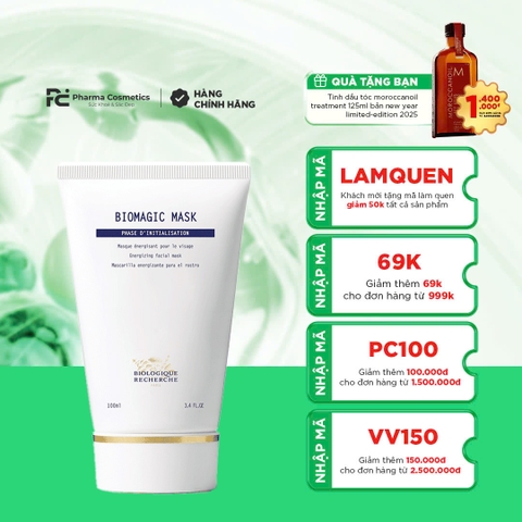 BIOLOGIQUE RECHERCHE BIOMAGIC MASK / MẶT NẠ THANH LỌC THẦN KỲ CHO LÀN DA SÁNG MỊN & SE KHÍT LỖ CHÂN LÔNG 100ml