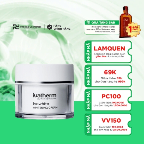 Ivawhite Whitening Cream: Kem Dưỡng Làm Sáng Da, Hỗ Trợ Giảm Nám & Tăng Cường Vẻ Rạng Rỡ