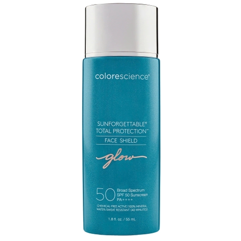 COLORESCIENCE TOTAL PROTECTION FACE SHIELD SPF50 ( GLOW) / KEM CHỐNG NẮNG CĂNG BÓNG DA 