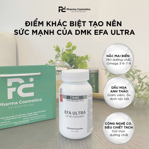 DMK EFA ULTRA: Hỗ Trợ Đẹp Da & Cân Bằng Nội Tiết Từ Bên Trong