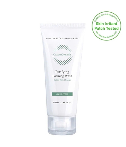 OXYGENCEUTICALS PURIFYING FOAMING WASH: Sữa Rửa Mặt Dịu Nhẹ, Thanh Lọc & Cân Bằng Cho Mọi Làn Da