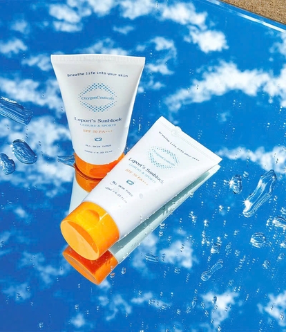 OXYGENCEUTICALS LEPORT'S SUNBLO: Kem Chống Nắng Chống Trôi, Bảo Vệ Toàn Diện Cho Lối Sống Năng Động