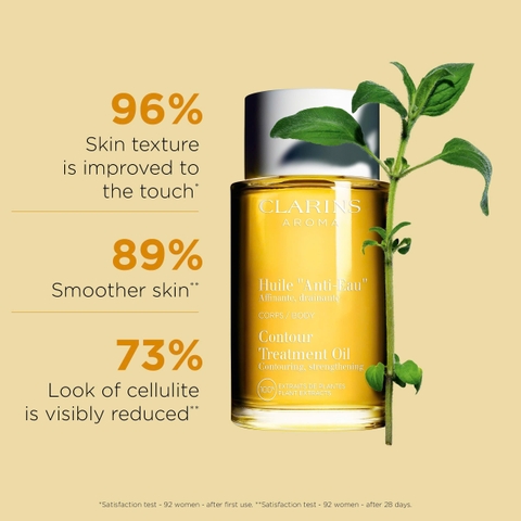 CLARINS CONTOUR BODY TREATMENT OIL: Dầu Dưỡng Thể Giúp Săn Chắc, Tăng Cường Độ Đàn Hồi Cho Làn Da Toàn Thân