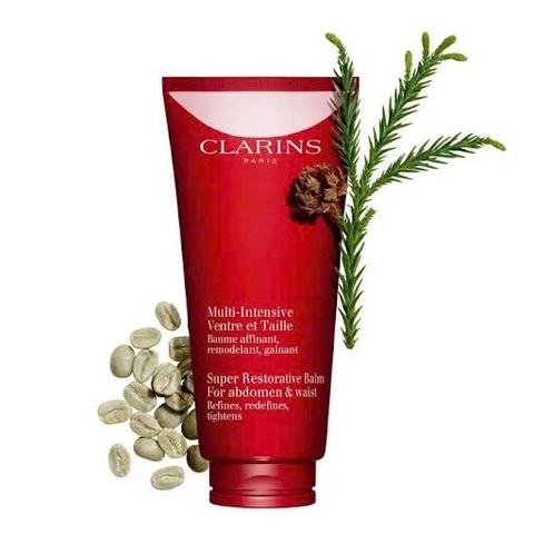 CLARINS SUPER RESTORATIVE BALM FOR ABDOMEN & WAIST: Kem Dưỡng Da, Cải Thiện Độ Săn Chắc Vùng Bụng Và Eo