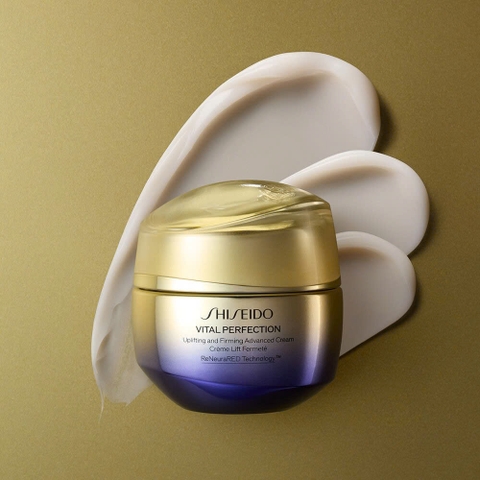 SHISEIDO VITAL PERFECTION UPLIFTING AND FIRMING ADVANCED CREAM: Kem Dưỡng Nâng Cơ, Săn Chắc & Sáng Da