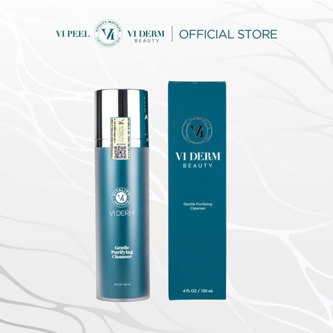 VI DERM GENTLE PURIFYING CLEANSER: Sữa Rửa Mặt Dịu Nhẹ, Làm Sạch Sâu Cho Làn Da Khỏe Mạnh