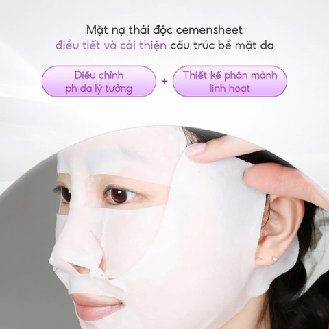 CONAPIDIL CEMENSHEET: Mặt Nạ Thải Độc & Phục Hồi - Cho Làn Da Khỏe Mạnh & Tươi Sáng