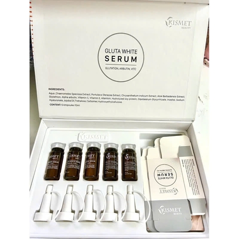 KISMET GLUTA WHITE: Tinh Chất Ức Chế Sắc Tố Melanin – Làm Sáng & Đều Màu Da