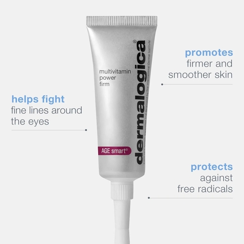 DERMALOGICA MULTIVITAMIN POWER FIRM EYE: Kem Dưỡng Mắt Tái Tạo - Cải Thiện Nếp Nhăn & Tăng Độ Săn Chắc
