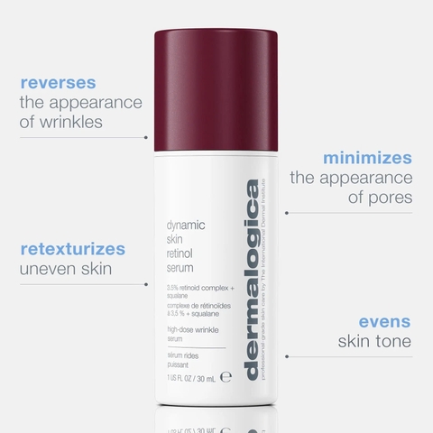 DERMALOGICA DYNAMIC SKIN RETINOL SERUM: Tái Tạo & Cải Thiện Tông Da, Cho Làn Da Trẻ Trung Hoàn Hảo