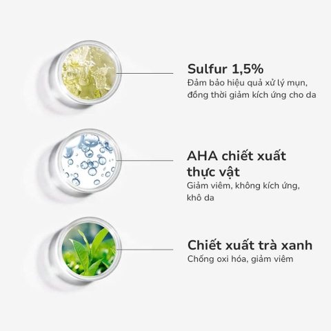 GSC ACNE CLEAR CREAM: Kem Chấm Mụn - Giảm Viêm & Khô Cồi Mụn Nhanh Chóng