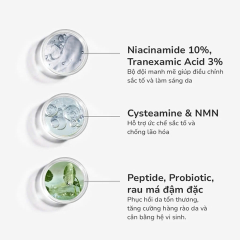 GSC MELA BRIGHT NIGHT SERUM: Tinh Chất Phục Hồi & Dưỡng Sáng, Mờ Nám Chuyên Sâu Ban Đêm