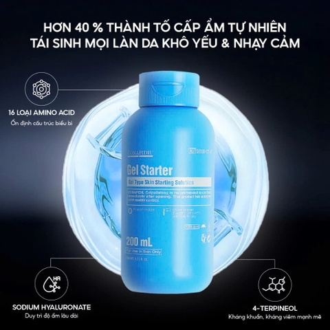 CONAPIDIL GEL POLISHING: Sữa Rửa Mặt Sạch Sâu & Cân Bằng Dầu Nước Cho Da Dầu, Nhạy Cảm