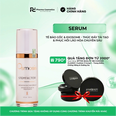 OSMOSIS STEMFACTOR GROWTH FACTOR SERUM: Serum Tế Bào Gốc & Exosome - Thúc Đẩy Tái Tạo & Phục Hồi Lão Hóa Chuyên Sâu