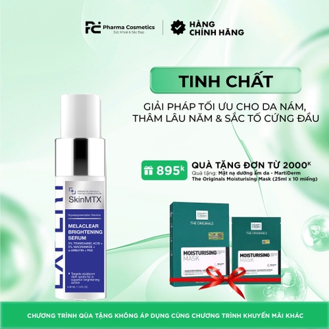 SKINMTX MELACLEAR BRIGHTENING SERUM: Giải Pháp Tối Ưu Cho Da Nám, Thâm Lâu Năm & Sắc Tố Cứng Đầu