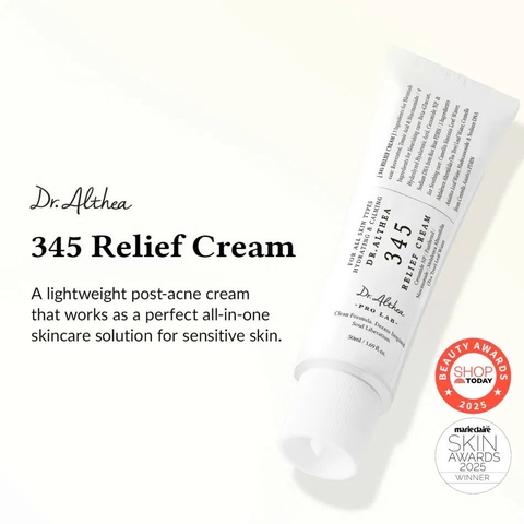 Kem Dưỡng Phục Hồi Dr.Althea 345 Relief Cream: Giải Pháp Toàn Diện Cho Da Mụn Và Nhạy Cảm