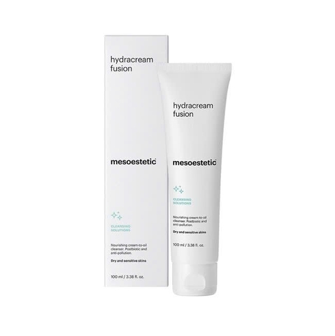 Mesoestetic Hydracream Fusion: Sữa Rửa Mặt Dạng Kem Làm Sạch Sâu, Cân Bằng Hệ Vi Sinh & Chống Ô Nhiễm