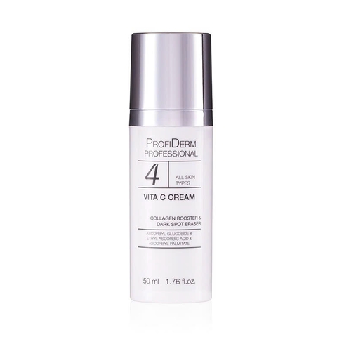 Profiderm Professional VITA C CREAM: Kem Dưỡng Trắng Da, Tái Tạo Thành Mạch & Chống Lão Hóa Chuyên Sâu