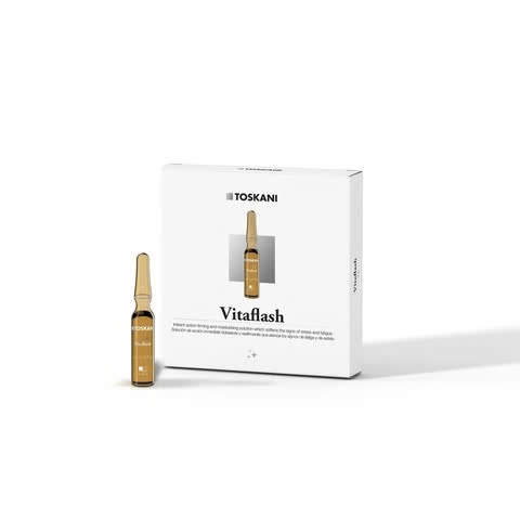 TOSKANI Vitaflash Ampoule: Tinh Chất Nâng Cơ Và Căng Bóng Da Tức Thì