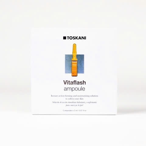 TOSKANI Vitaflash Ampoule: Tinh Chất Nâng Cơ Và Căng Bóng Da Tức Thì