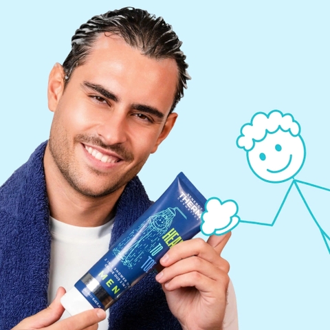 Synergy Therm 2 In 1 Body & Hair Shower Gel For Men: Sạch Sâu, Sảng Khoái Và Đa Năng