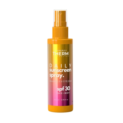 Synergy Therm Daily Sunscreen Spray SPF 30: Xịt Chống Nắng Lớp Nền Vô Hình, Mỏng Nhẹ Tức Thì