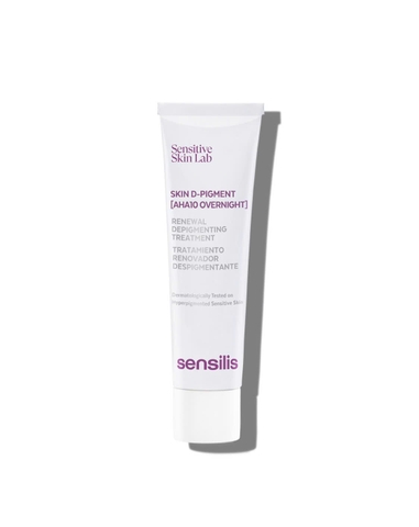 Sensilis Skin D-Pigment [AHA 10 Overnight]: Kem Dưỡng Ban Đêm Tái Tạo Và Giảm Nám Chuyên Sâu