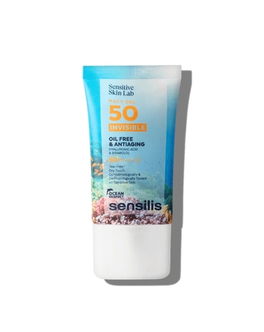 Sensilis MATT GEL 50 INVISIBLE: Gel Chống Nắng Kiềm Dầu, Chống Lão Hóa Và Bảo Vệ DNA Da