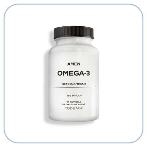 Codeage Amen Omega-3 1500mg – Viên Uống Dầu Cá  Bí Quyết Cho Trái Tim Khỏe Và Trí Tuệ Minh Mẫn