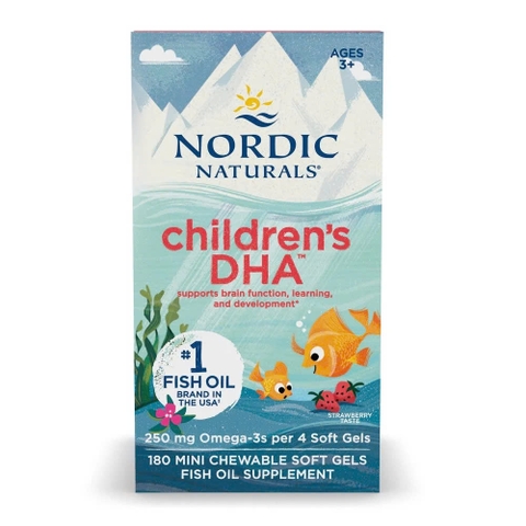 Nordic Naturals Children's DHA – Giải Pháp Vàng Phát Triển Trí Não & Thị Lực Cho Trẻ