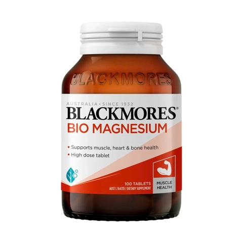 Blackmores Bio Magnesium – Giải Pháp Liều Cao Hỗ Trợ Cơ Bắp, Tim Mạch Và Xương Khớp