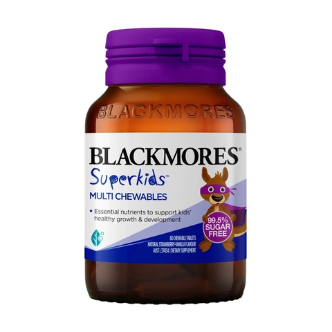 Blackmores Superkids™ Multi Chewables – Vitamin Tổng Hợp Giúp Trẻ Phát Triển Toàn Diện