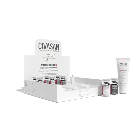 Civasan Varocobin C Professional – Liệu Trình Vitamin C Tươi & Collagen Tái Tạo Da Trắng Sáng