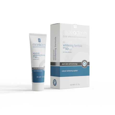 Mineaderm Advanced Whitening Formula SPF50+ – Kem Dưỡng Trắng, Nâng Tone & Bảo Vệ Da Phổ Rộng Ban Ngày