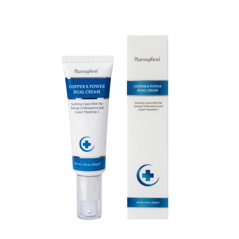 Pharmaform Copper K Power Dual Cream – Kem Dưỡng Hỗ Trợ Phục Hồi, Làm Dịu Và Nuôi Dưỡng Làn Da Tươi Trẻ