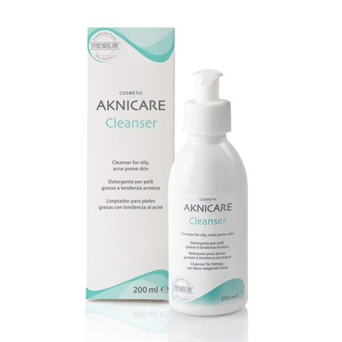 Aknicare Cleanser 200ml – Gel Rửa Mặt Làm Sạch Sâu, Kiểm Soát Dầu Nhờn Và Ngăn Ngừa Mụn Hiệu Quả