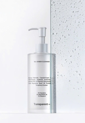 Transparent Lab Oil Based Cleanser – Dầu Tẩy Trang Dịu Nhẹ, Làm Sạch Sâu Và Nuôi Dưỡng Làn Da Mềm Mại