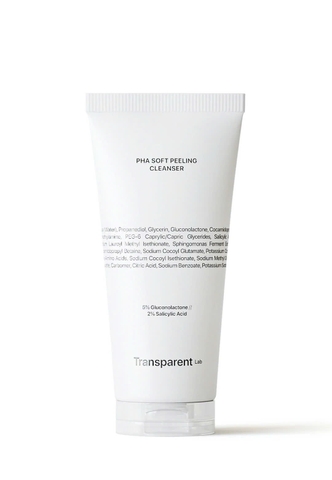 Transparent Lab PHA Soft Peeling Cleanser – Sữa Rửa Mặt Thanh Tẩy Tế Bào Chết Dịu Nhẹ, Làm Sạch Sâu Và Tinh Chỉnh Lỗ Chân Lông