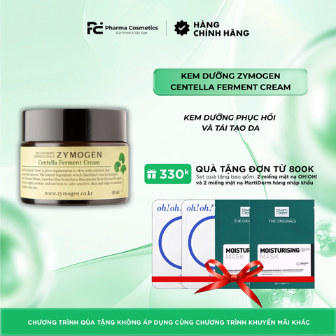 ZYMOGEN CENTELLA FERMENT CREAM/ KEM DƯỠNG PHỤC HỒI VÀ TÁI TẠO DA